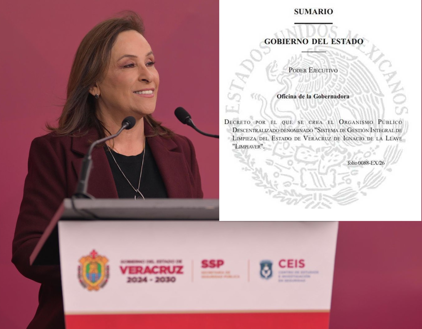 Gobernadora crea “Limpiaver”, para la limpieza de hospitales