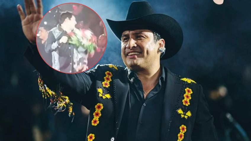 Julión Álvarez es golpeado en pleno show con un ramo de flores; VIDEO desata burlas en redes: “El amor duele” Julión Álvarez es golpeado en pleno show con un ramo de flores; VIDEO desata burlas en redes: “El amor duele”