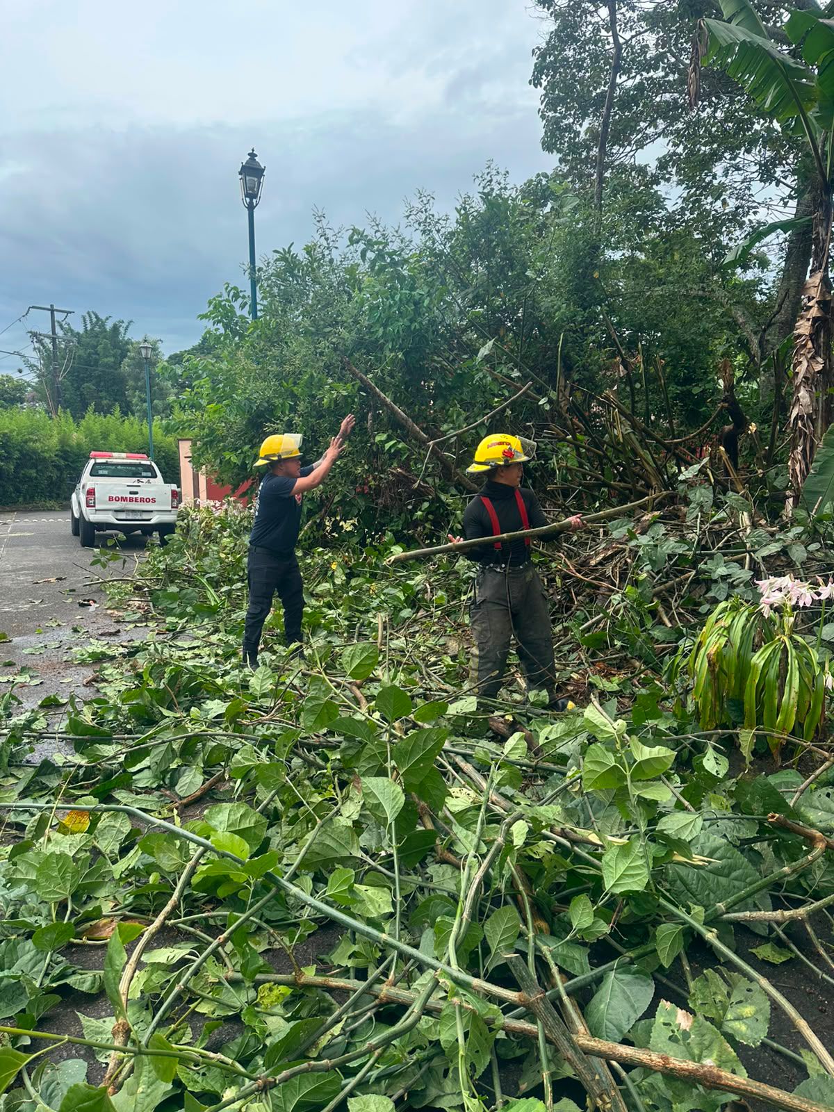 Atiende PC de Coatepec daños por intensas lluvias Atiende PC de Coatepec daños por intensas lluvias