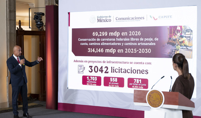 Son obras que generan transformaciones: Presidenta; este año se beneficiará a 327 mil personas con construcción de caminos artesanales Son obras que generan transformaciones: Presidenta; este año se beneficiará a 327 mil personas con construcción de caminos artesanales