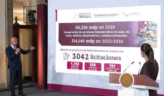 Son obras que generan transformaciones: Presidenta; este año se beneficiará a 327 mil personas con construcción de caminos artesanales