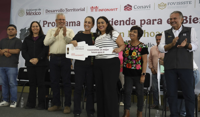 Estamos cumpliendo los sueños del pueblo de México: Presidenta entrega Viviendas del Bienestar en Morelia; la meta nacional es 1.8 millones Estamos cumpliendo los sueños del pueblo de México: Presidenta entrega Viviendas del Bienestar en Morelia; la meta nacional es 1.8 millones