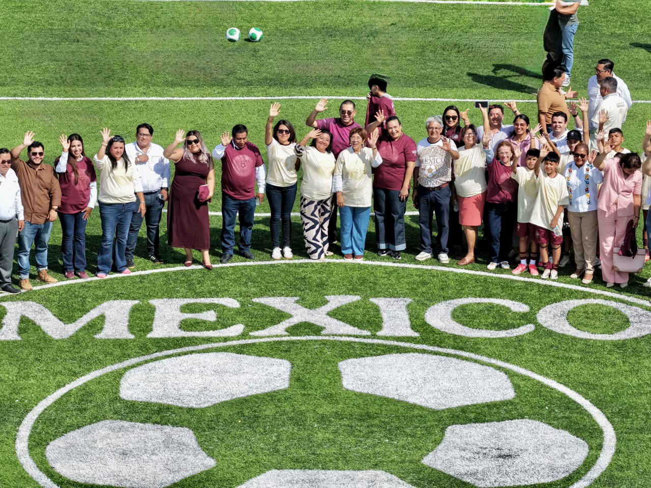 Inaugura Rosa María cancha de futbol 7 del programa Mundial Social 2026 Inaugura Rosa María cancha de futbol 7 del programa Mundial Social 2026