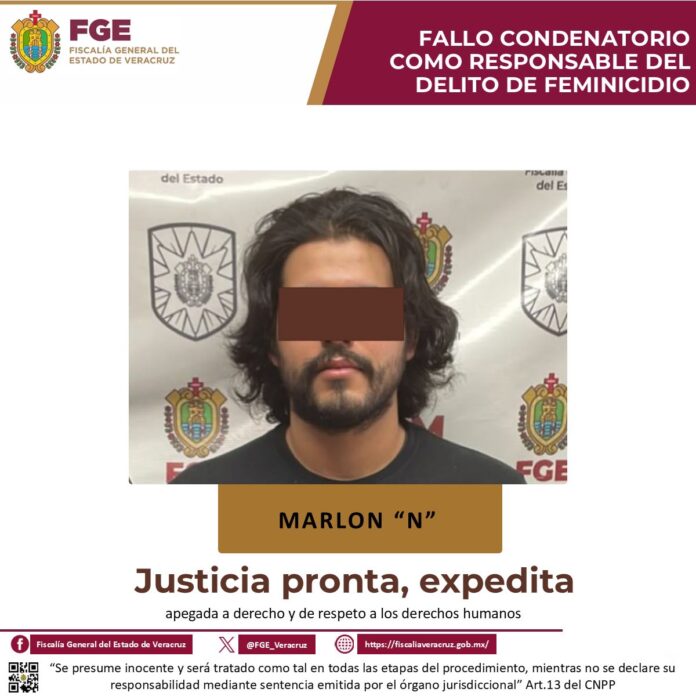 FGE logra fallo condenatorio contra Marlon “N” por el delito de feminicidio FGE logra fallo condenatorio contra Marlon “N” por el delito de feminicidio