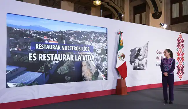 En el sexenio se invertirán 20 mil mdp para sanear los ríos Atoyac, Lerma-Santiago y Tula: presidenta Claudia Sheinbaum En el sexenio se invertirán 20 mil mdp para sanear los ríos Atoyac, Lerma-Santiago y Tula: presidenta Claudia Sheinbaum