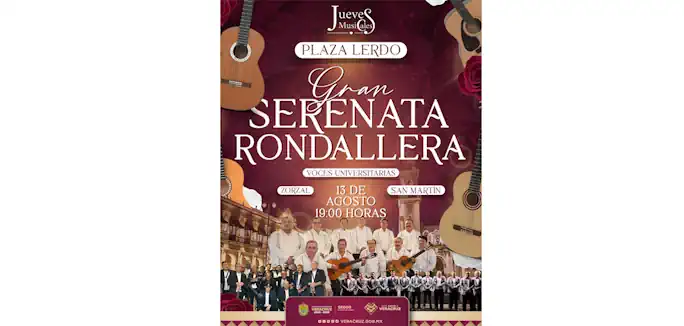 Gran Serenata Rondallera llenará de música y tradición la Plaza Lerdo Gran Serenata Rondallera llenará de música y tradición la Plaza Lerdo