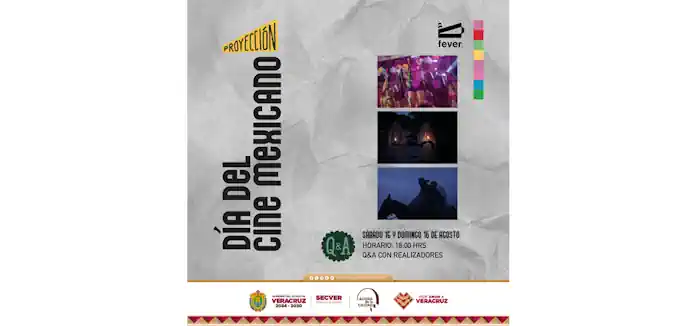 Llegan al Ágora de la Ciudad las proyecciones del Festival de Cortometraje Veracruzano Llegan al Ágora de la Ciudad las proyecciones del Festival de Cortometraje Veracruzano