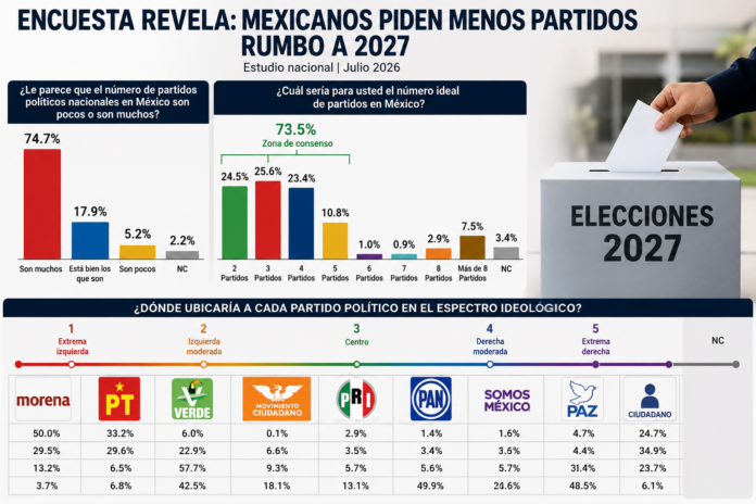 Los partidos rumbo a 2027 Los partidos rumbo a 2027