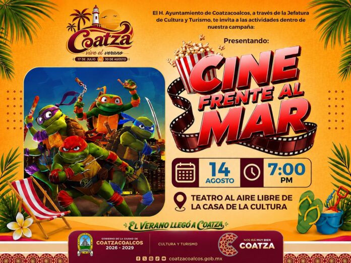 Cine Frente al Mar y exposición de grabado destacan entre las actividades de “Coatza Vive el Verano”