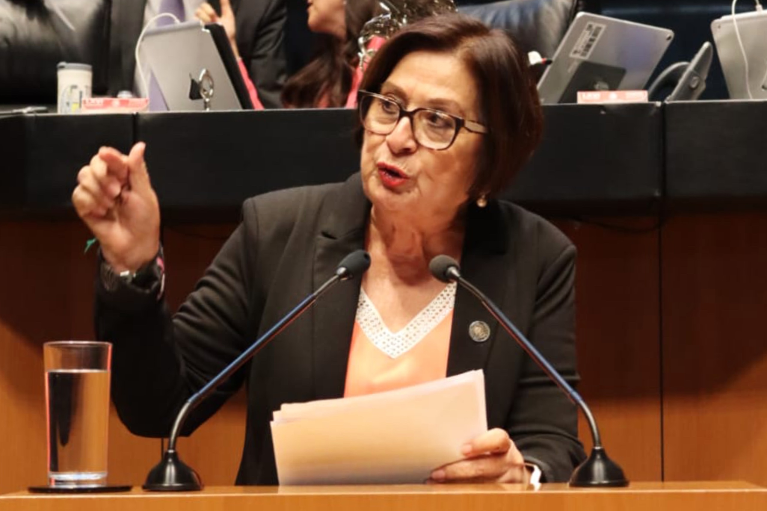 Margarita Corro defiende reforma judicial y llama a elevar el debate en el Congreso Margarita Corro defiende reforma judicial y llama a elevar el debate en el Congreso