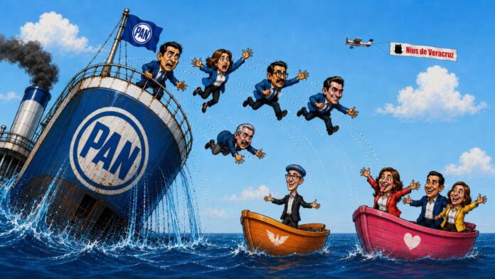 Los que pulverizaron al PAN en Veracruz saltan a MC y Somos MX / Pablo Jair Ortega Los que pulverizaron al PAN en Veracruz saltan a MC y Somos MX / Pablo Jair Ortega