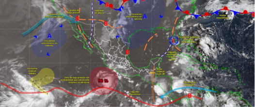 Onda Tropical 40 llega este lunes a Veracruz: Conagua Onda Tropical 40 llega este lunes a Veracruz: Conagua