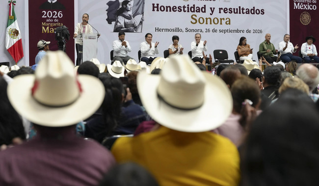 Transformación significa justicia y bienestar para el pueblo: presidenta encabeza su 31.ª Asamblea de Honestidad y Resultados en Sonora Transformación significa justicia y bienestar para el pueblo: presidenta encabeza su 31.ª Asamblea de Honestidad y Resultados en Sonora