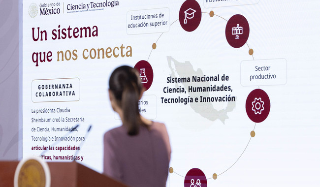 Aumento del 111% para proyectos de ciencia y tecnología, y la colaboración de investigadores, impulsan el desarrollo nacional: presidenta Aumento del 111% para proyectos de ciencia y tecnología, y la colaboración de investigadores, impulsan el desarrollo nacional: presidenta