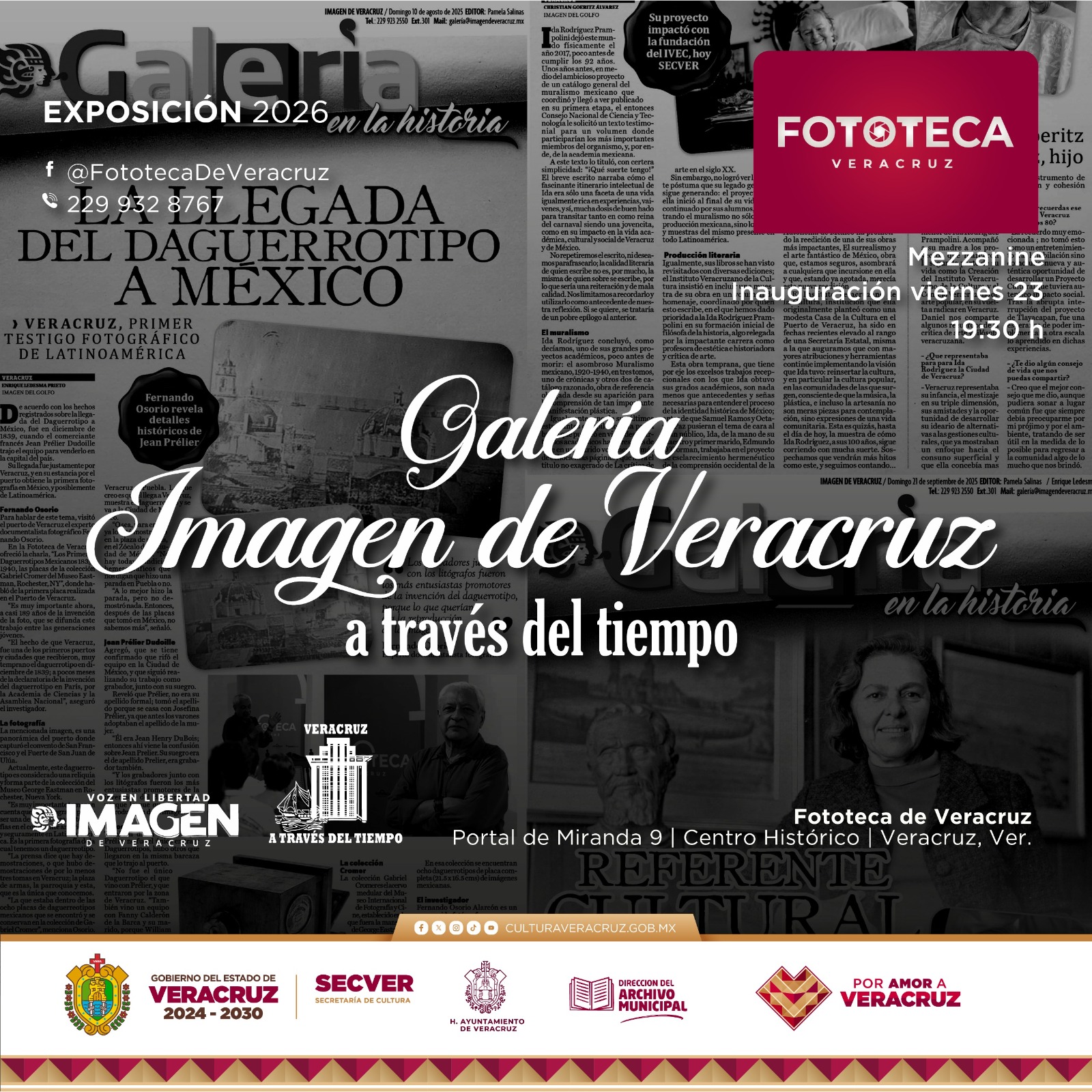 Inaugura SECVER las exposiciones La piel de la ciudad y Galería Imagen de Veracruz Inaugura SECVER las exposiciones La piel de la ciudad y Galería Imagen de Veracruz